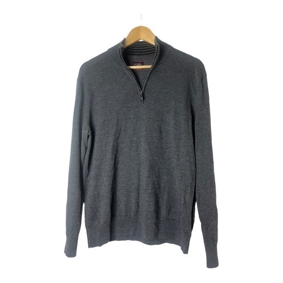 UNTUCKit Mens 1/4 Sweater Zip Large - Picture 3 of 4